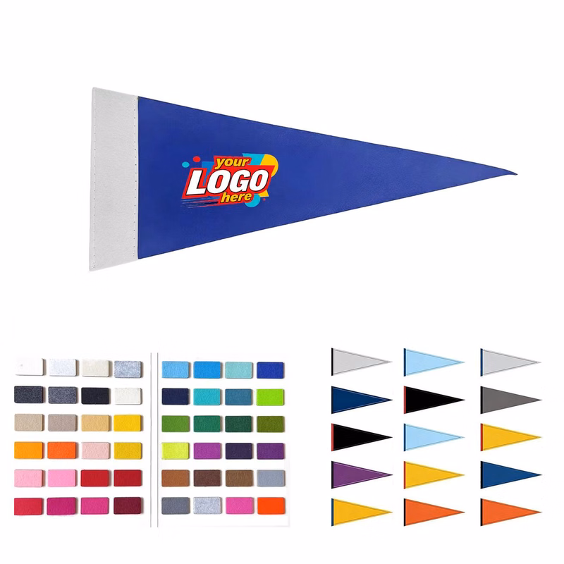 Customized Full Color Single Sided Felt Pennant