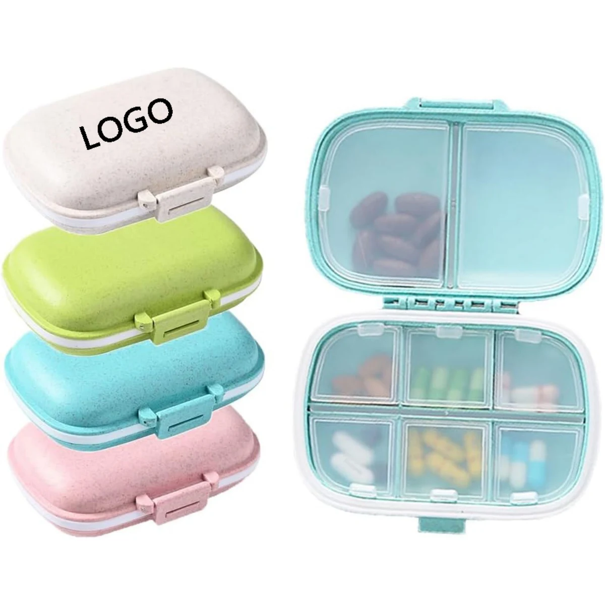 8 Grid Travel Medicine Box 1