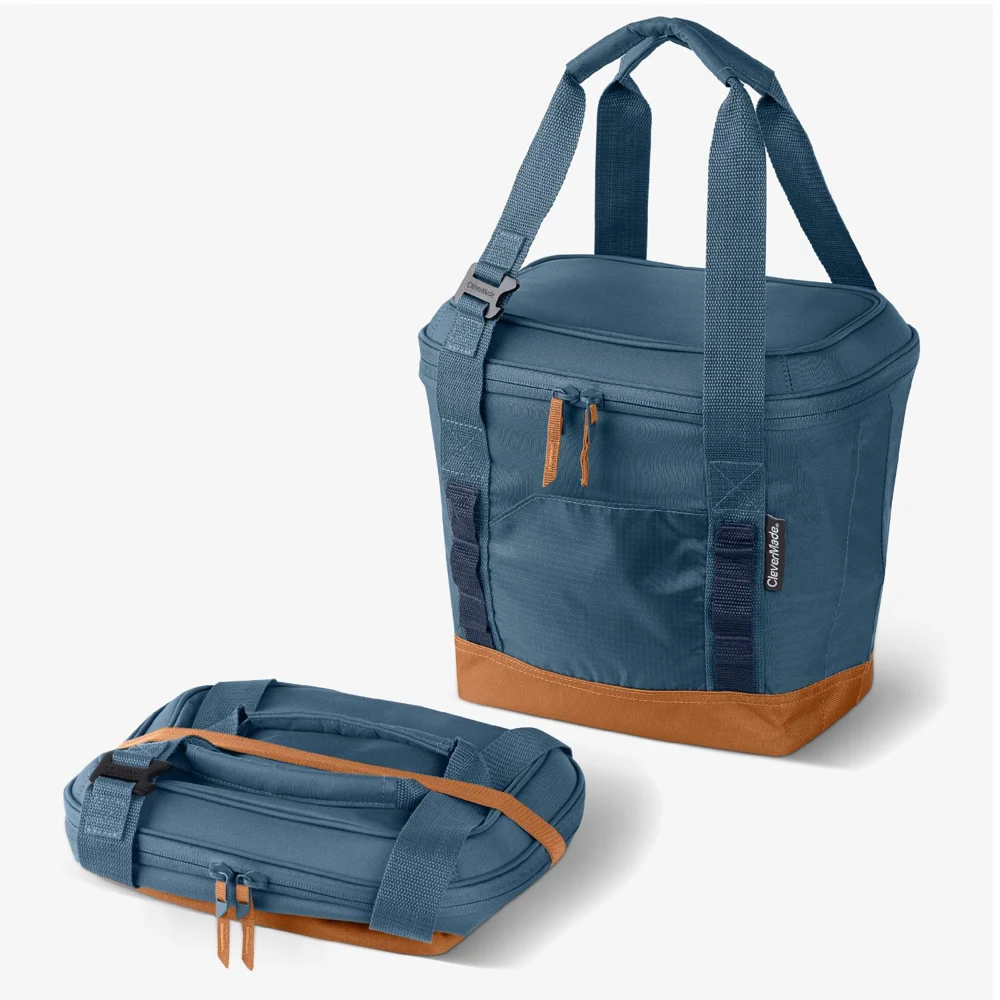 CleverMade® 18 Can Insulated Pacifica Collapsible Cooler 1