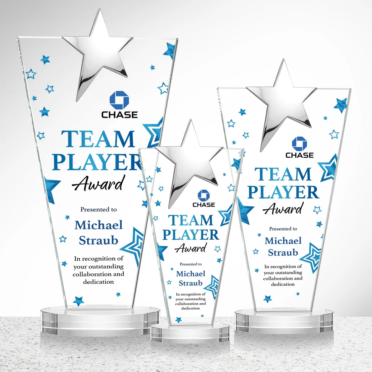 Mantella Chrome Star VividPrint™ Award - Clear 1