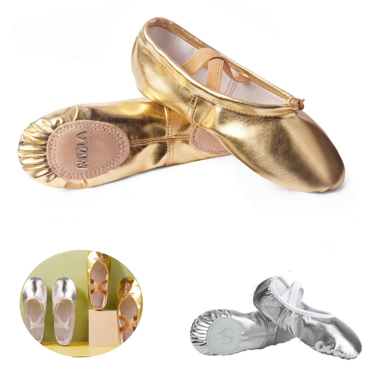 PU Leather Ballet Slippers 1