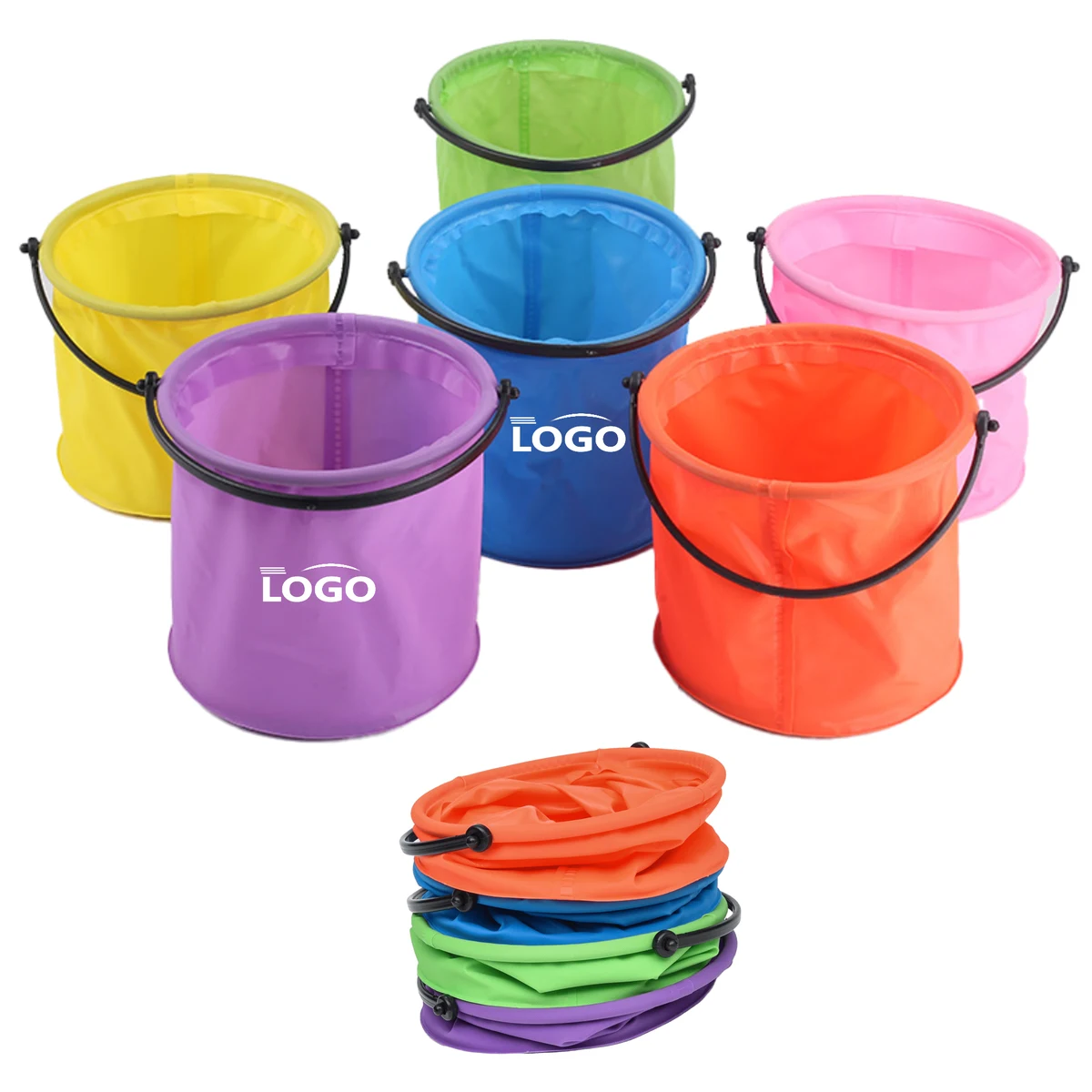 Outdoor Collapsible Camping Fishing Car Washing Bucket 1
