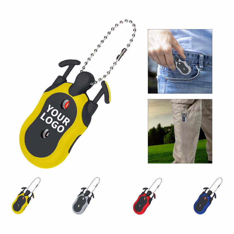 Mini Two Player Golf Stroke Counter With Key Chain 2.8" x 1.4"