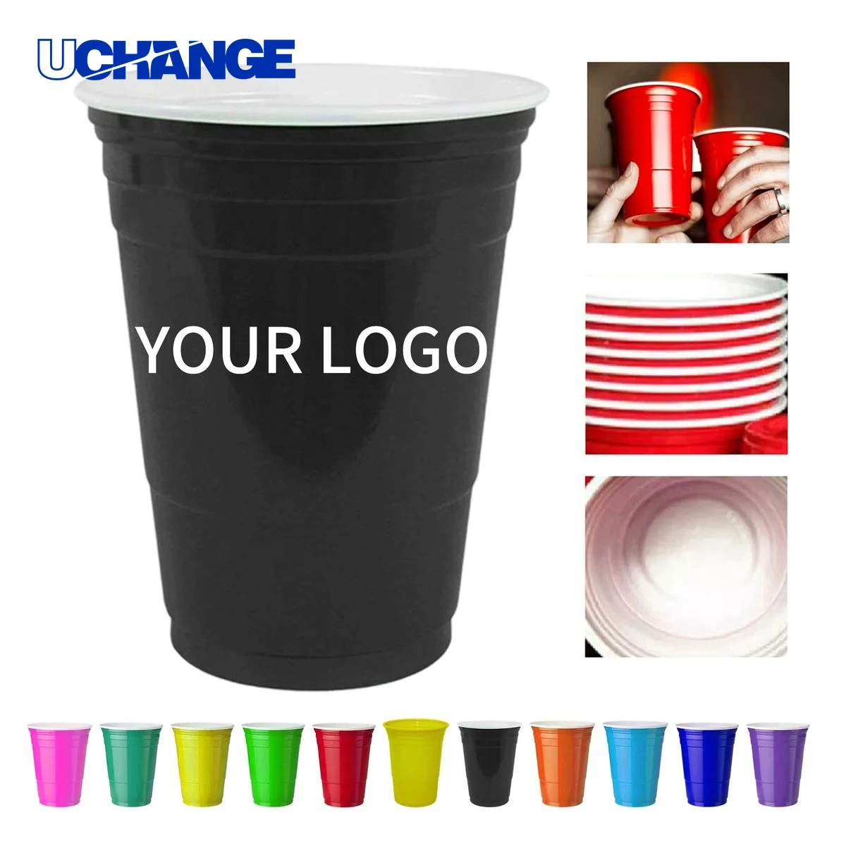 12 oz Disposable Plastic Party Cup 1