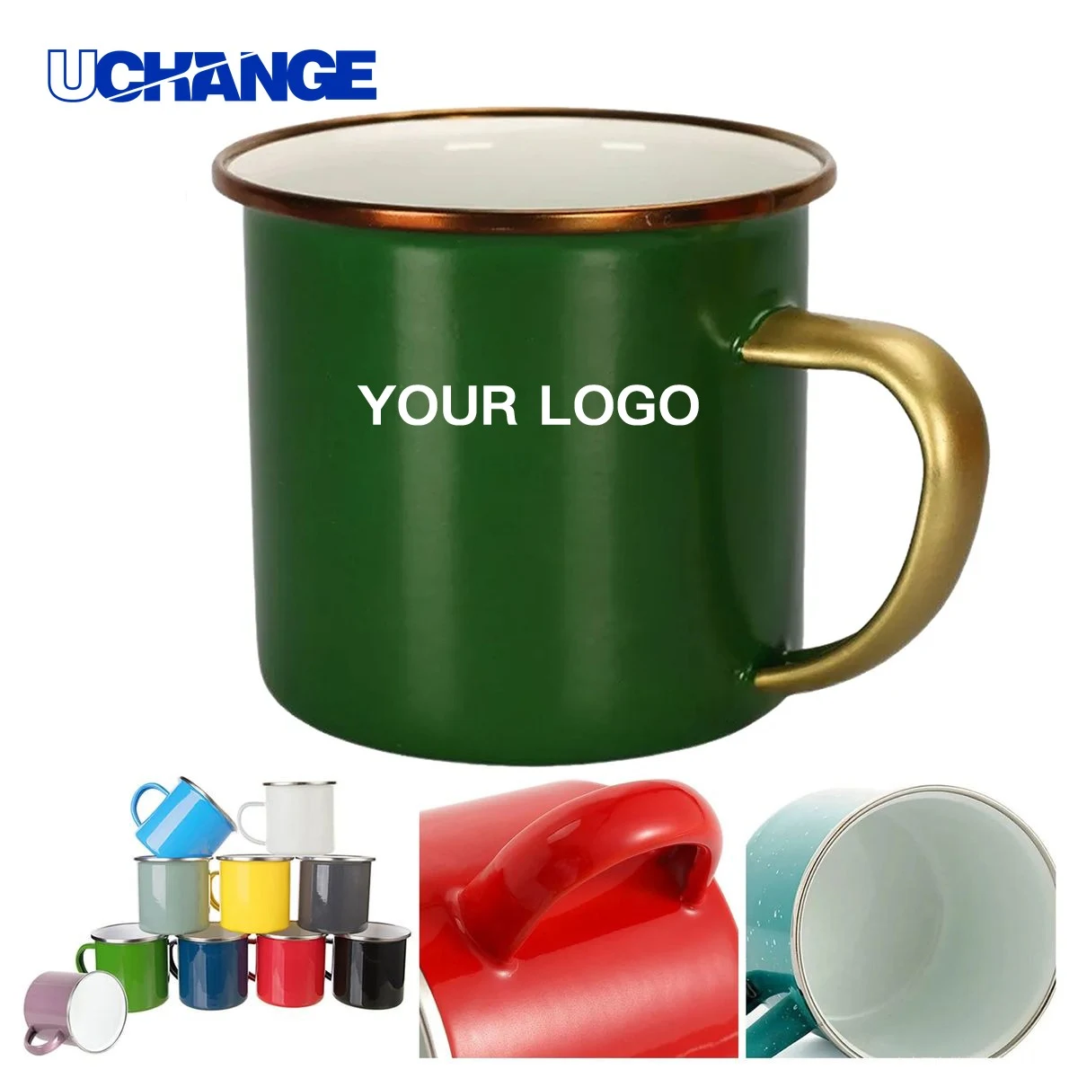 Stainless Steel Coffee Mug Drinkware with Easy Grip Handle 1