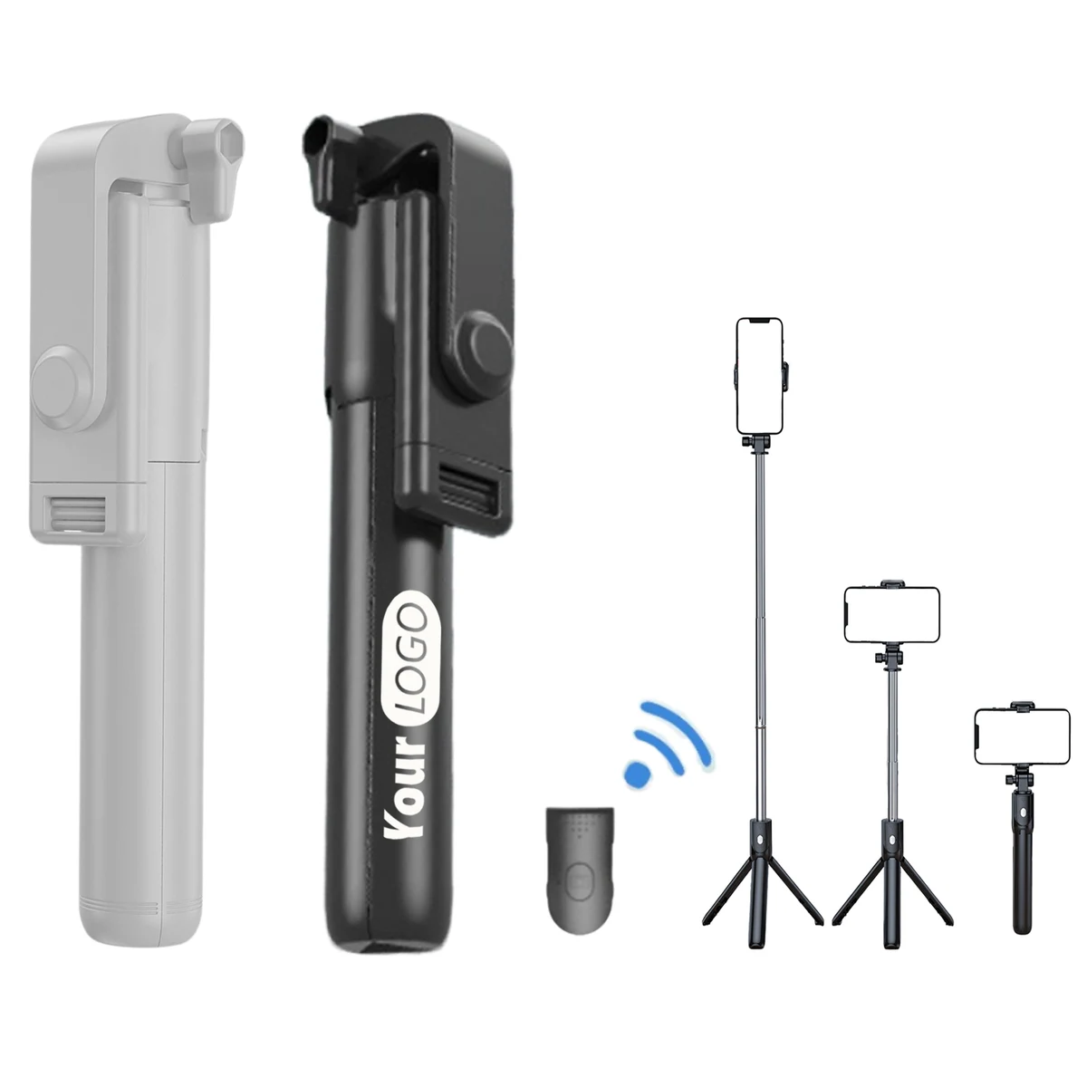 Extendable Remote-Controlled Selfie Stick with Tripod Stand 1