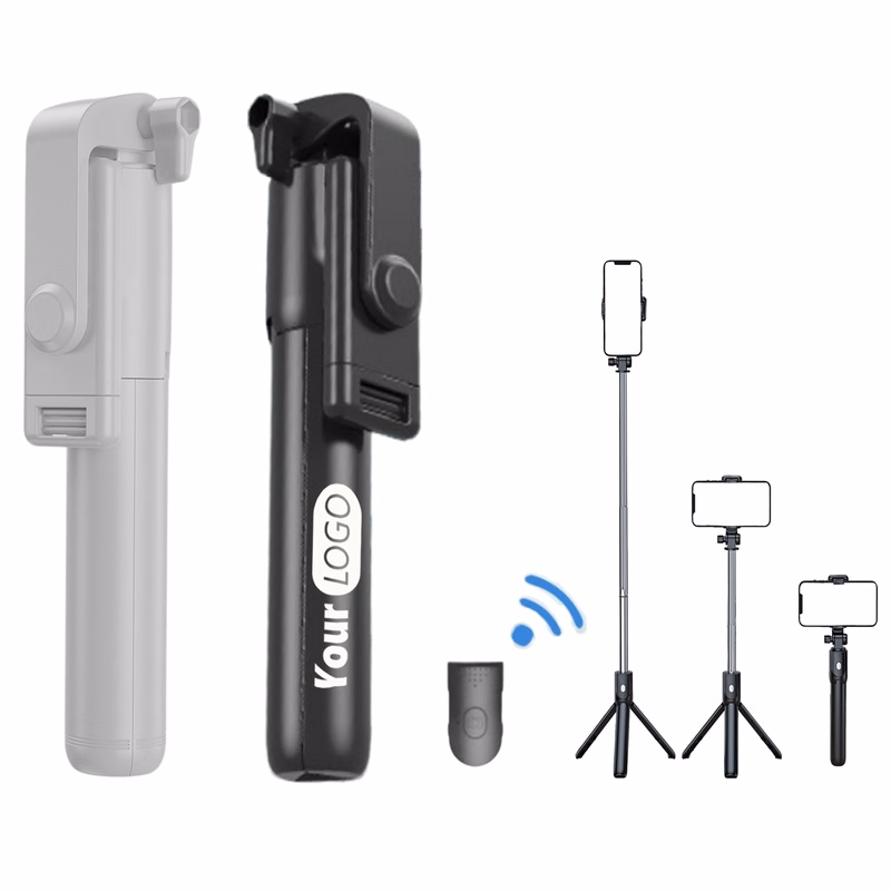 Extendable Remote-Controlled Selfie Stick with Tripod Stand
