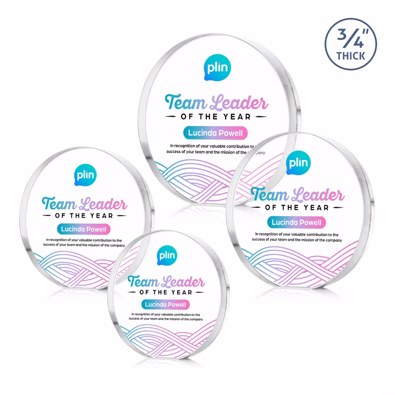 Gainsborough Circle VividPrint™ Award - Clear