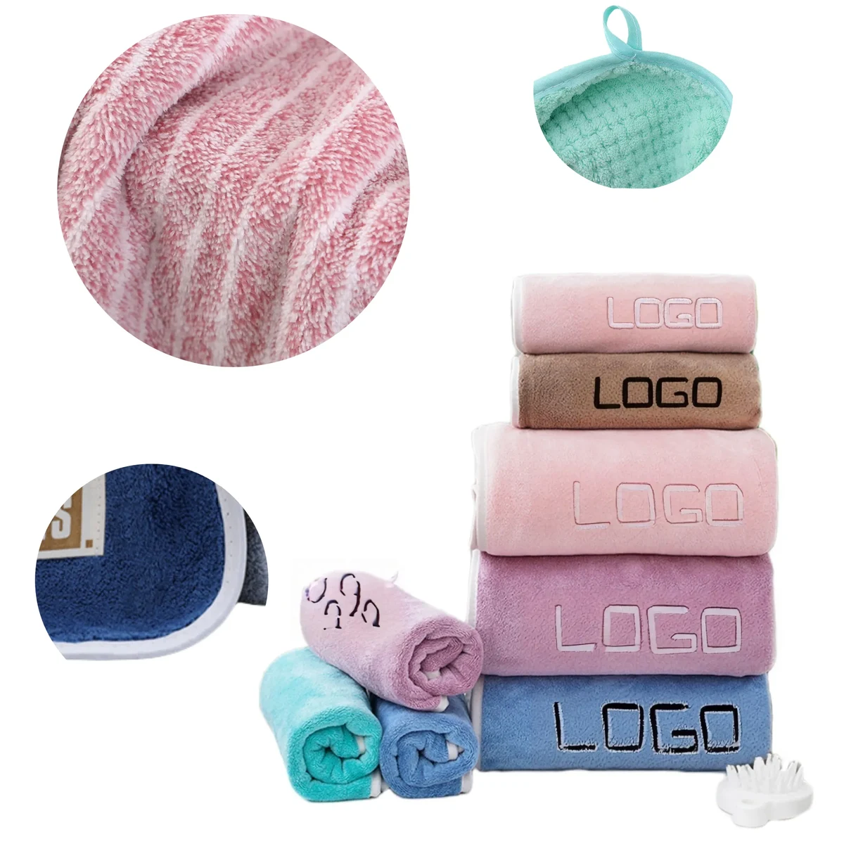 Coral Fleece Exercise And Fitness Cooling Towel 1