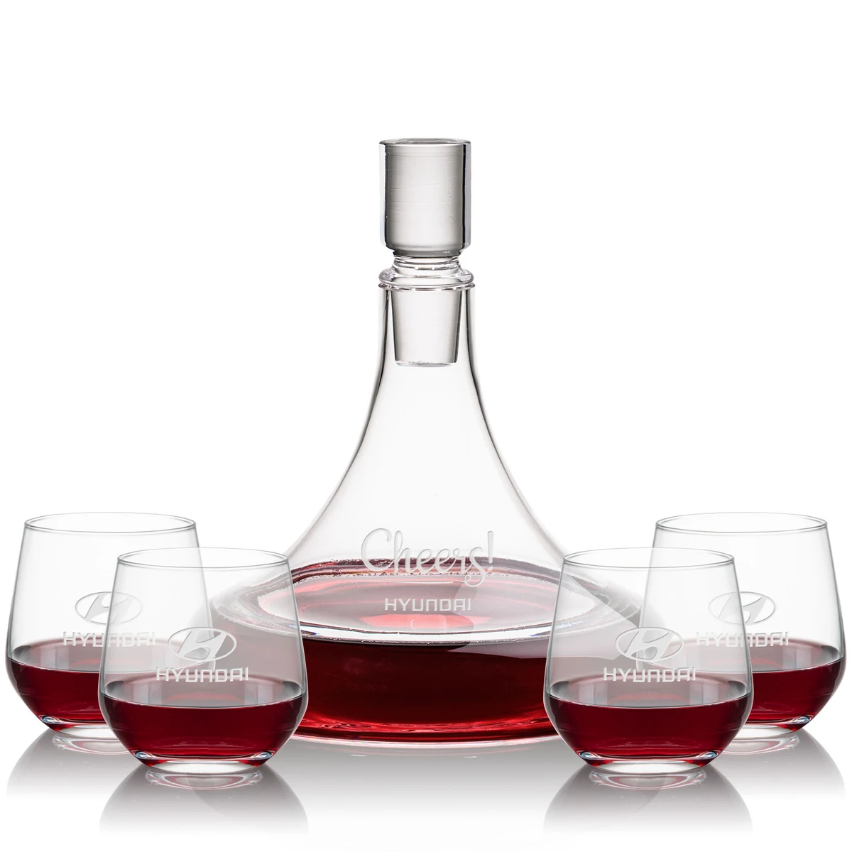 Ashby Decanter & Garland Stemless Wine 1