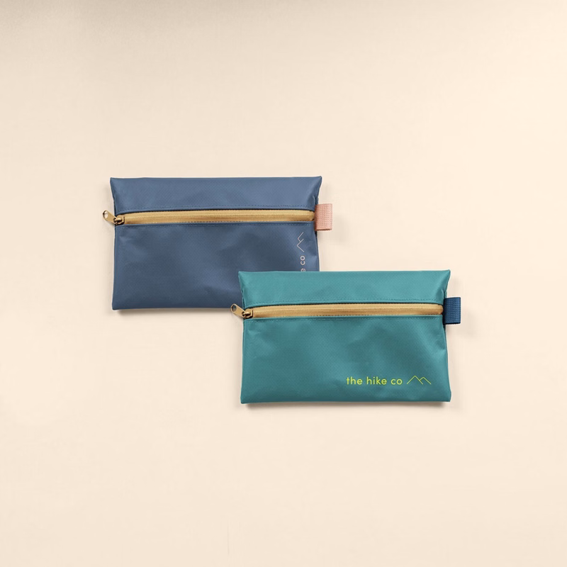 TARPAULIN ZIP FRONT POUCH - 4CP SS ONE LOCATION IMPRINT - SMALL
