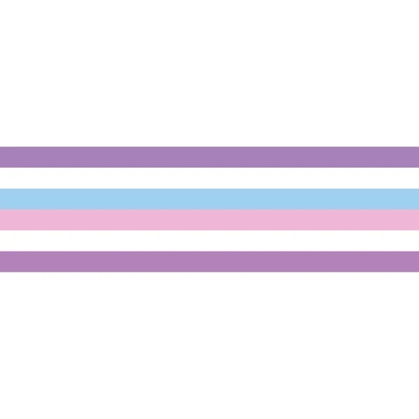 Bigender Window Decals 3" x 10" 1
