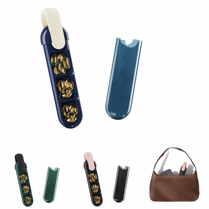 Compact Travel Pill Organizer