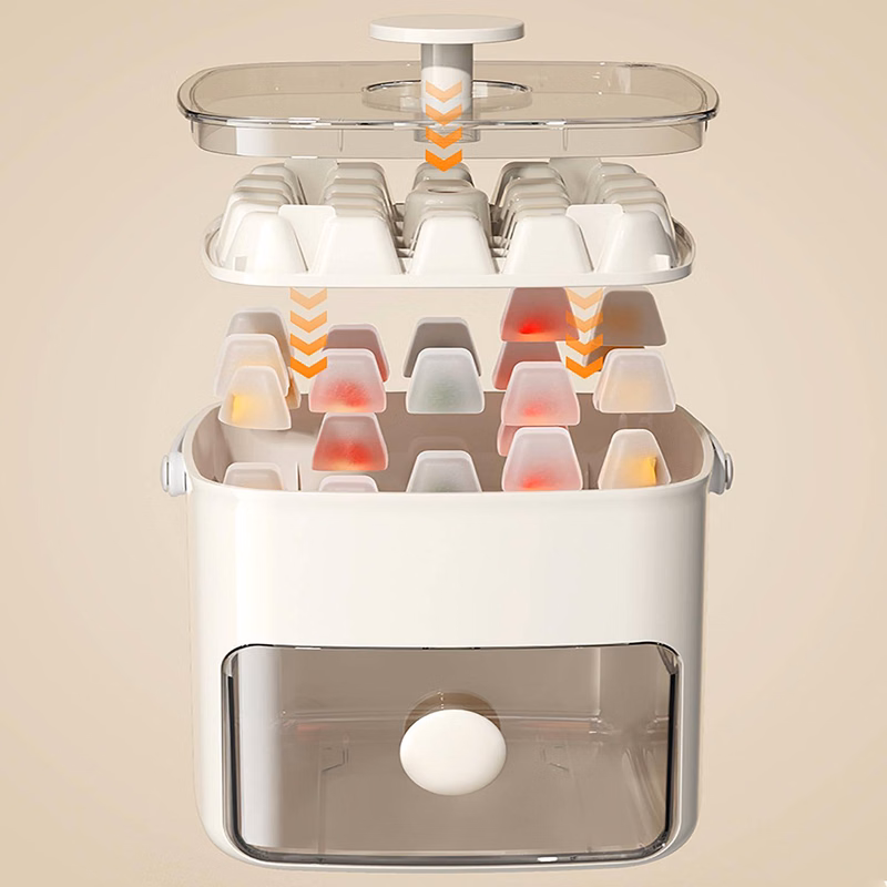 Ice Cube Maker Box w/ Handle