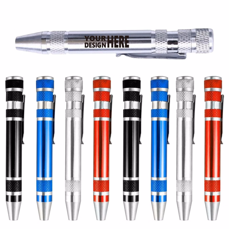 Pen Style 8 in 1 Multi Tool Screwdriver
