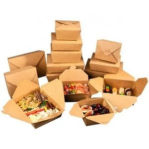 30Oz Disposable Kraft Take-Out Box 1