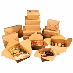 30Oz Disposable Kraft Take-Out Box