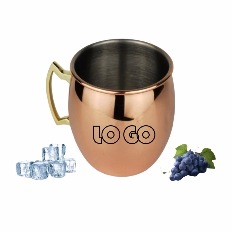18 oz Copper Coated Moscow Mule Mug