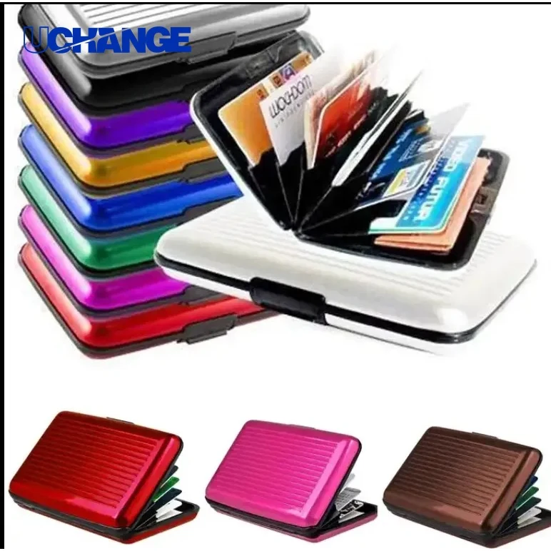 Aluminum RFID-Blocking Wallet Secure Card Holder 1
