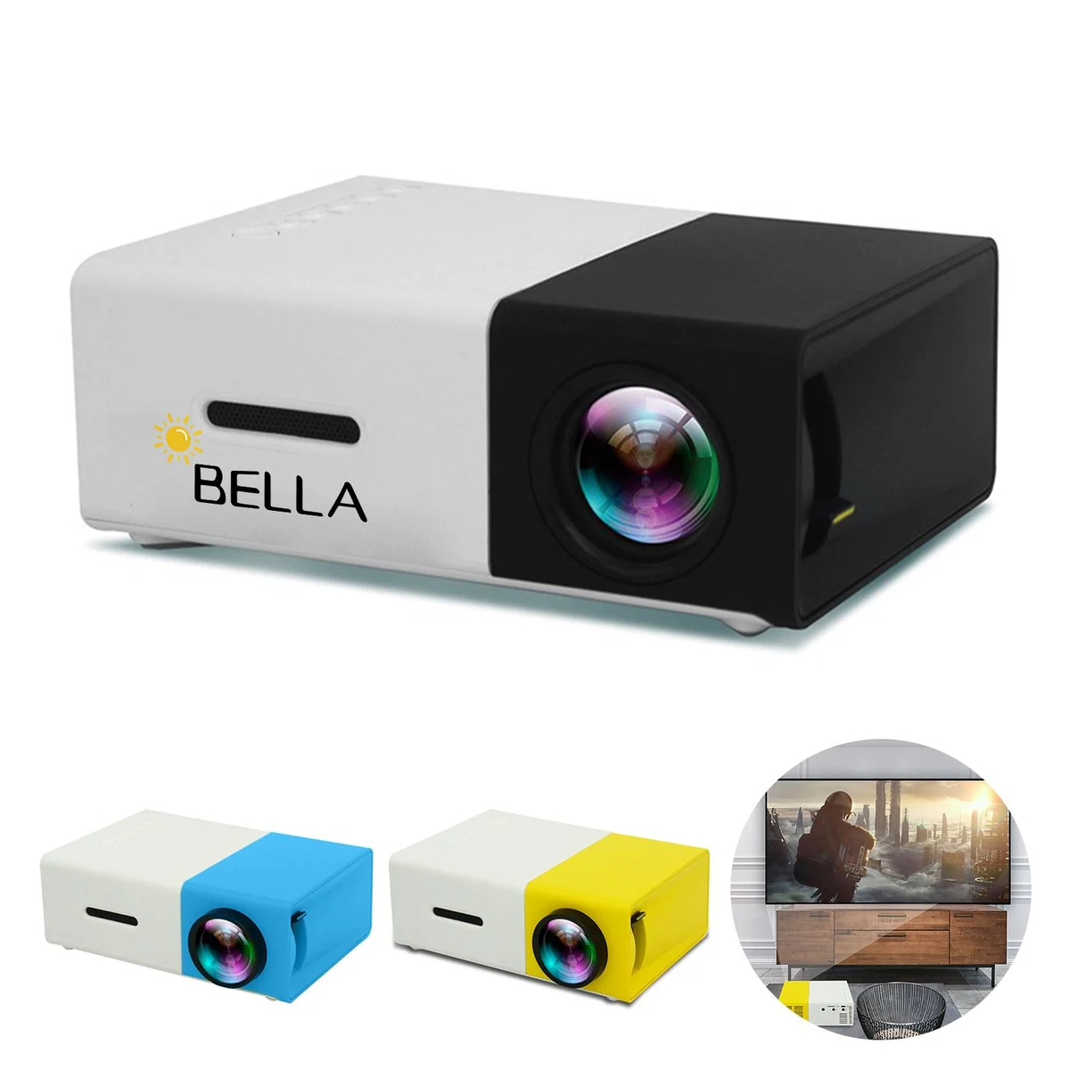Mini Projector Portable 1080P LED 1