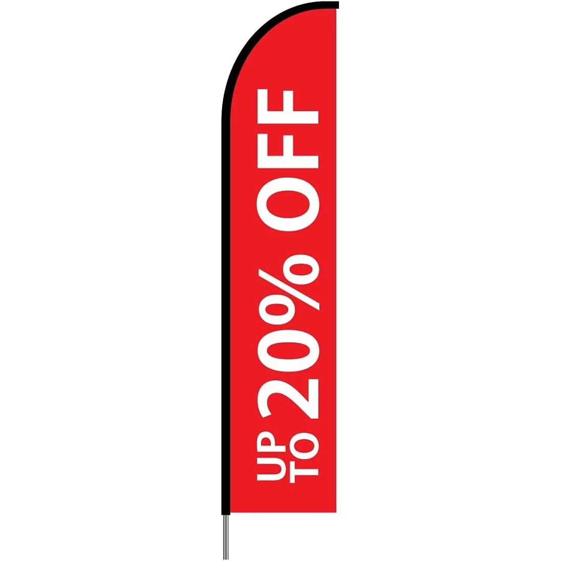 Upto 20% Off Flag Kit 15' Feet Feather Flag Sign feather banners Outdoor Banner 1