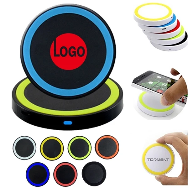 LOW MOQ Qi Wireless Puck phone Charging Pad 1