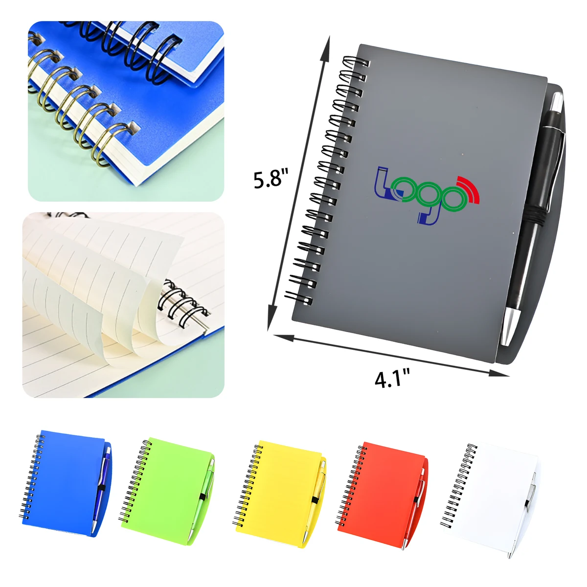 MOQ 50 PCS Versatile A6 Coil Notebook 1