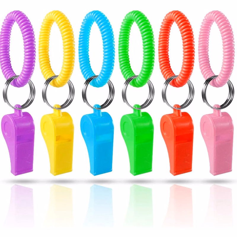 Spiral Bracelet And Keychain Whistle