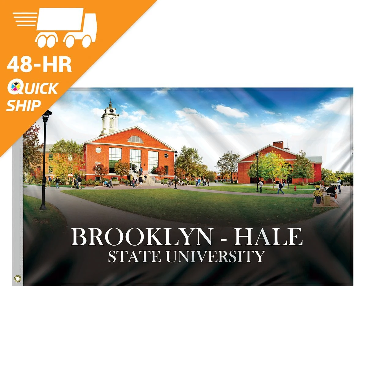48 - Hour 3' x 5' Polyester Flag 1