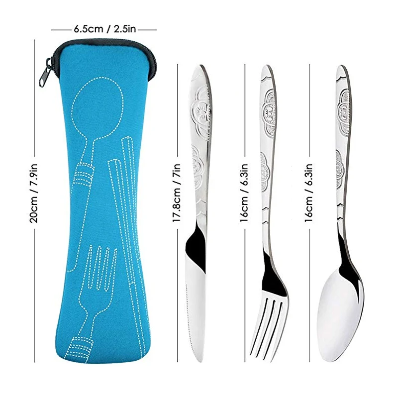 3 Piece Stainless Steel Cutlery Set 1