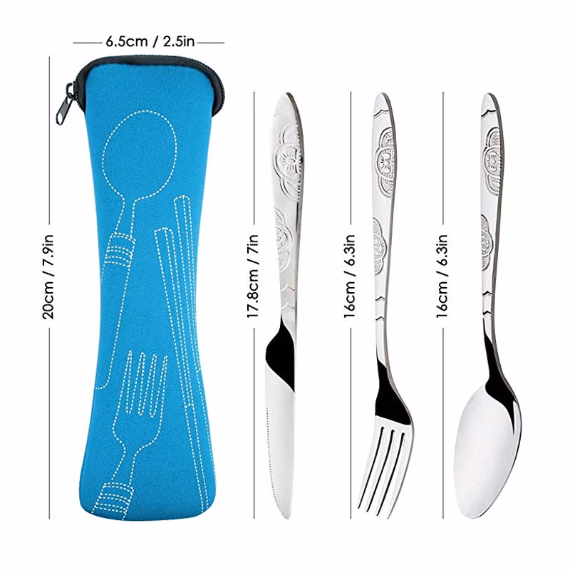 3 Piece Stainless Steel Cutlery Set