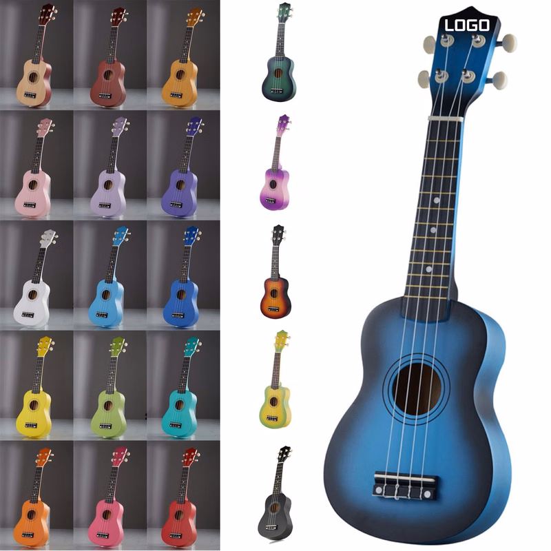 21 Inch Soprano Ukulele Starter Pack with Nylon Strings