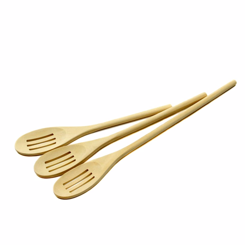 Slotted Wooden Spoon Sets - 3 Sizes