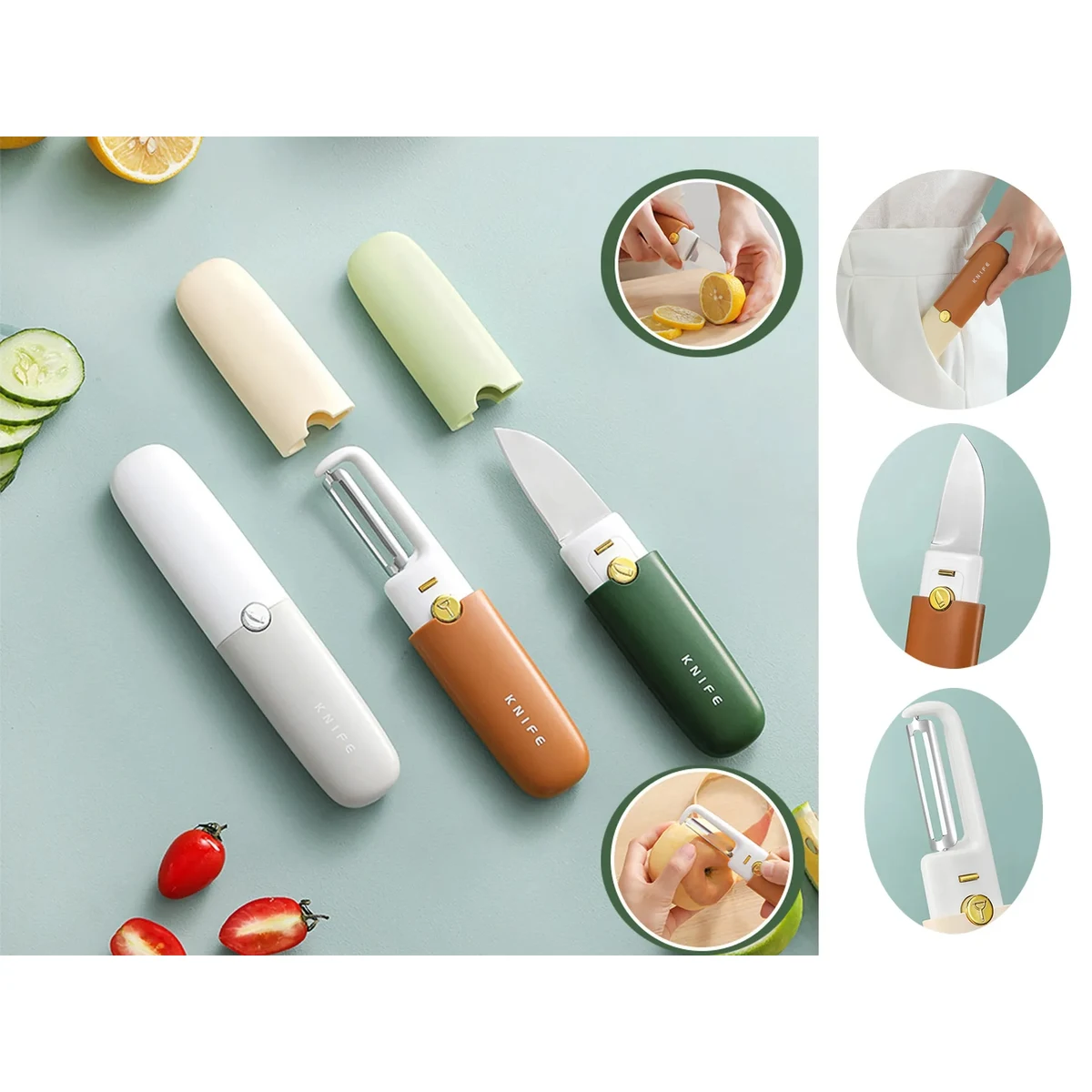 2 In 1 Double-Ended Fruit Knife 1