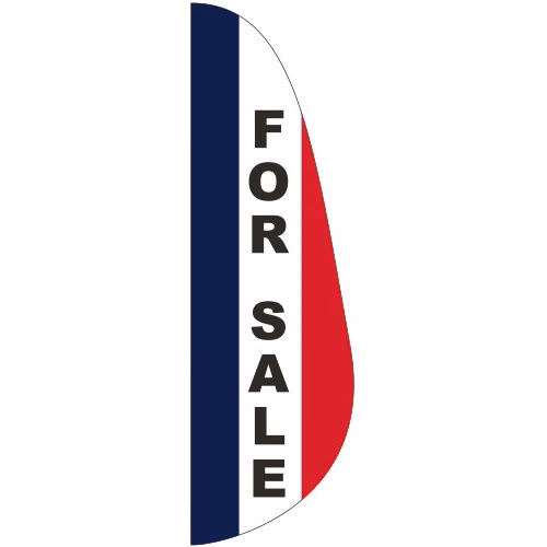 "FOR SALE" 3' x 10' Message Feather Flag