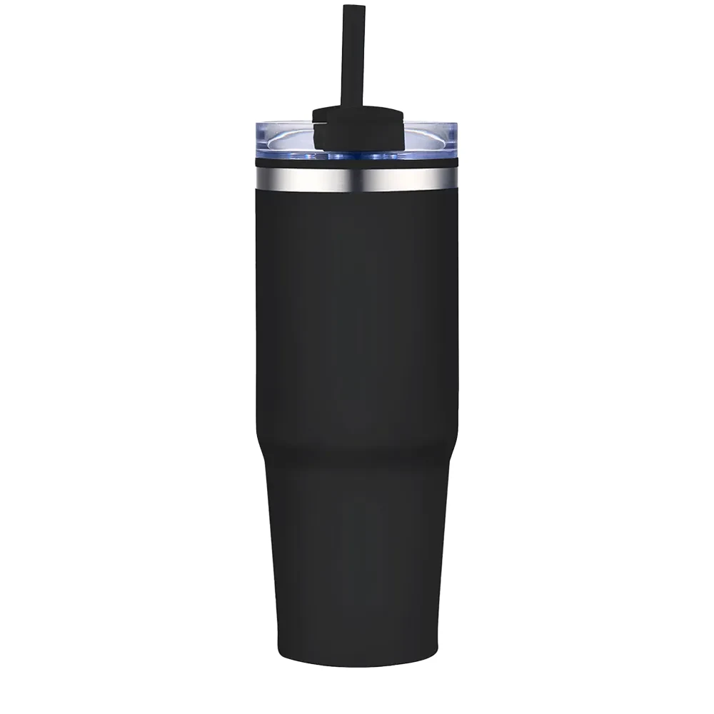 Unbranded 30 oz Double wall Tiered Tumbler, Stainless Steel with Plastic Liner 1