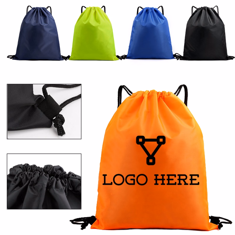 Lightweight Oxford Drawstring Backpack