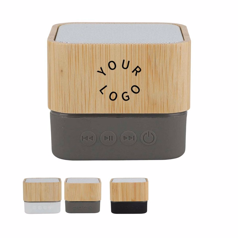 Portable Wooden Bluetooth Speaker with Deep Bass