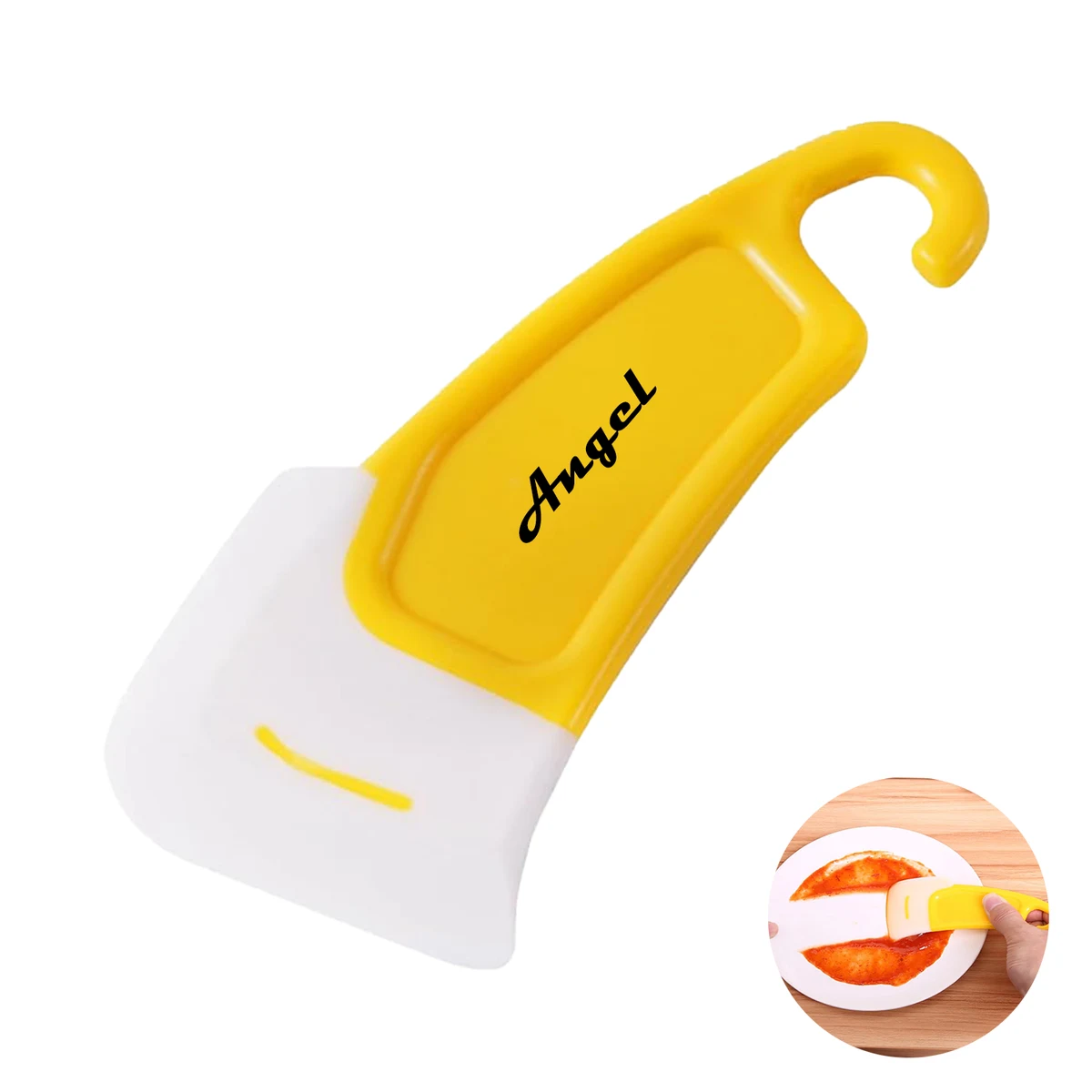 Silicone Spatula for Cleaning Dishes Pots Pans 1