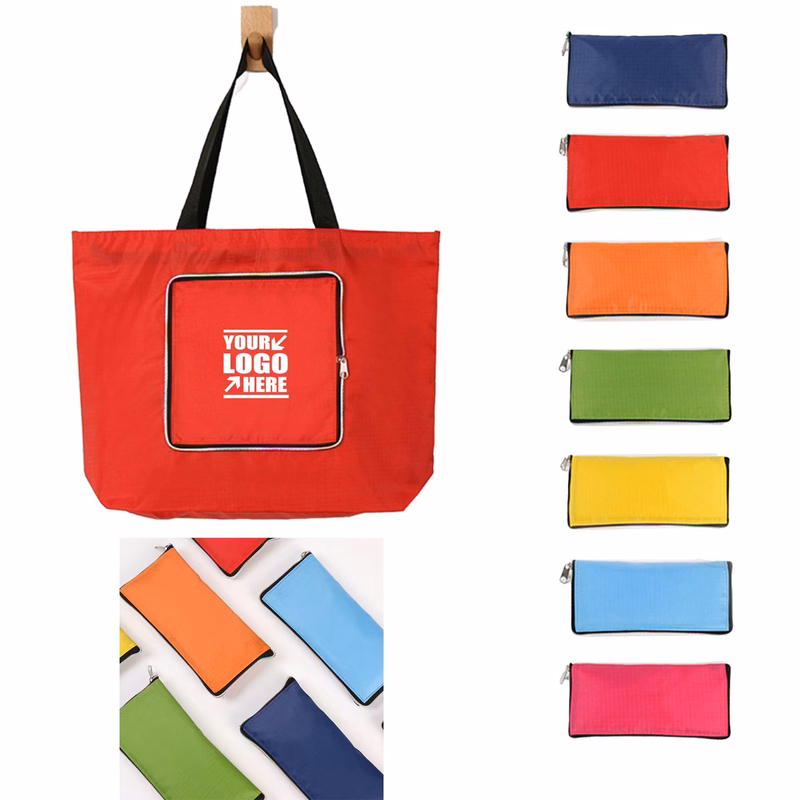 Reusable Grocery Zipper Shopping Tote Bag Shopping Bag
