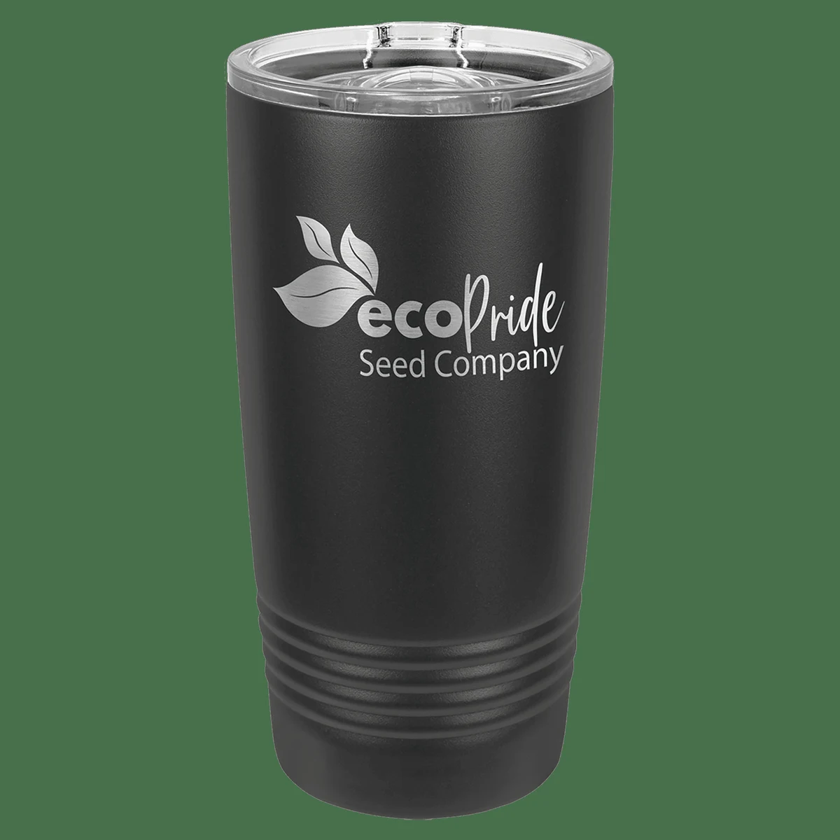 20 oz. Black Laser Engraved Polar Camel Tumblers w/Slider Lid 1