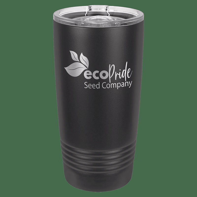 20 oz. Black Laser Engraved Polar Camel Tumblers w/Slider Lid