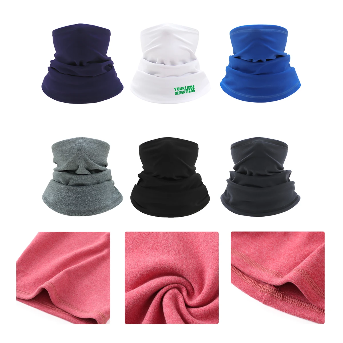 MOQ50 Winter Outdoor Thermal Neck Warmer Face Mask 1