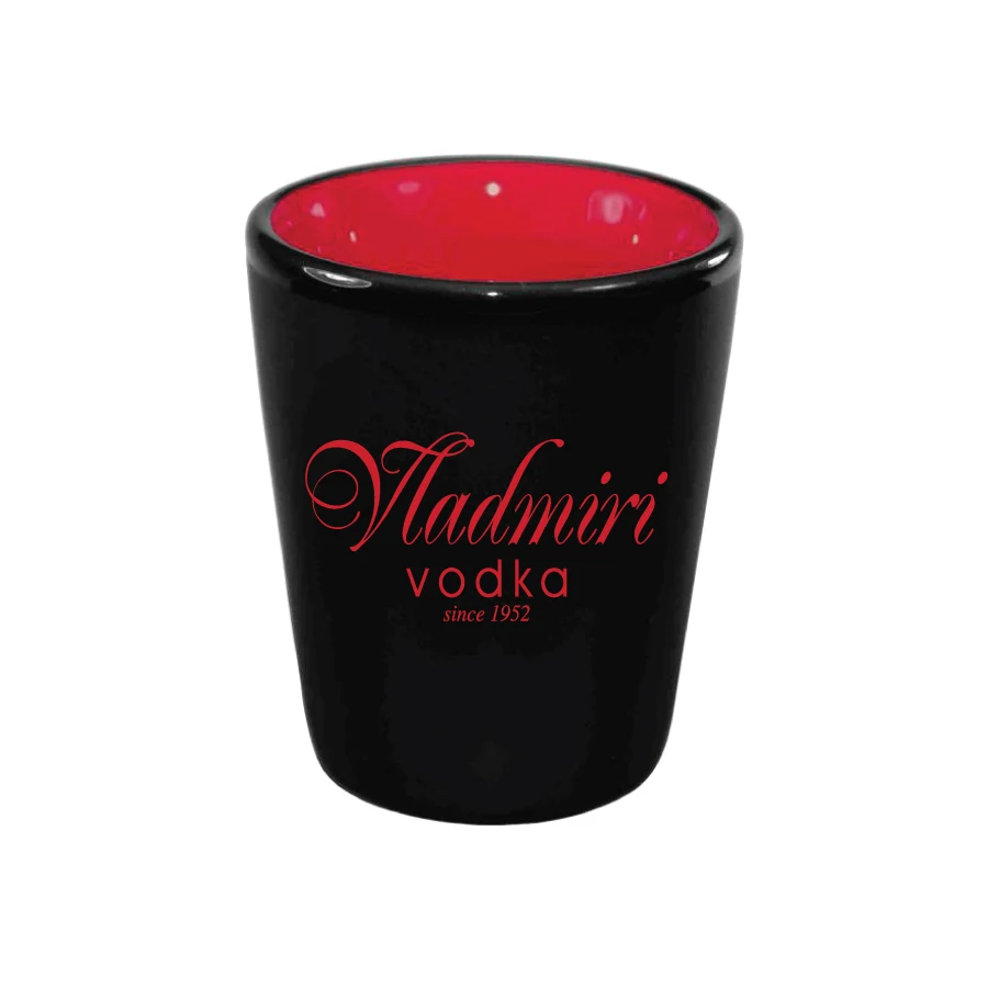 1.5 oz. Red In / Matte Black Out Hilo Shot 1