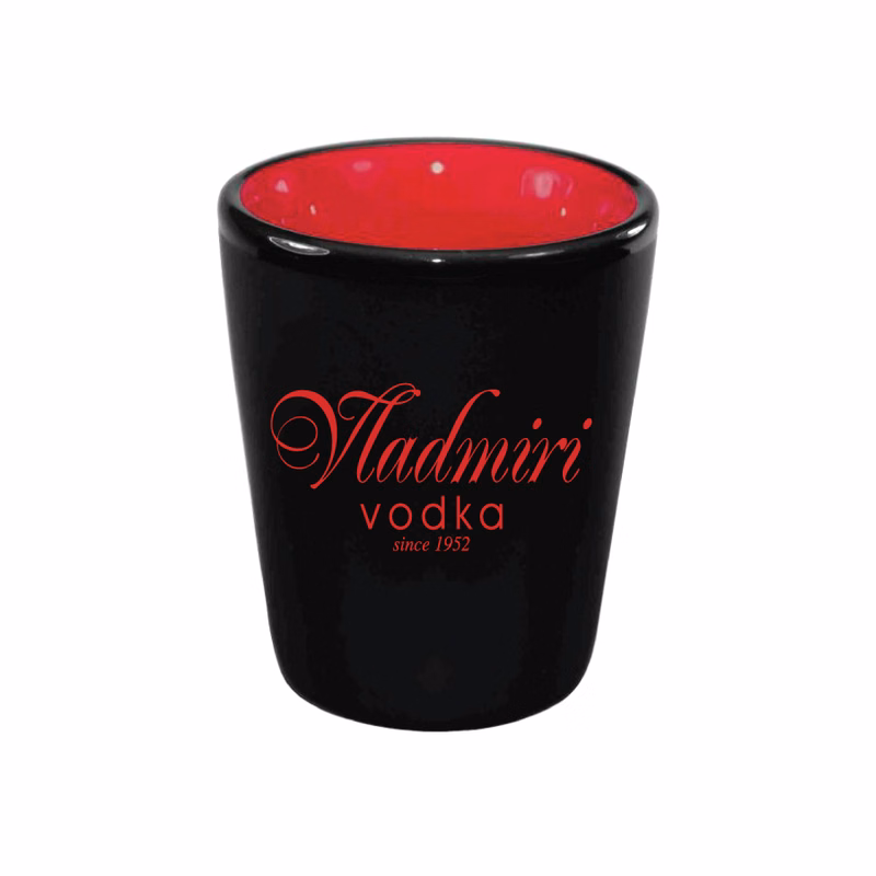 1.5 oz. Red In / Matte Black Out Hilo Shot