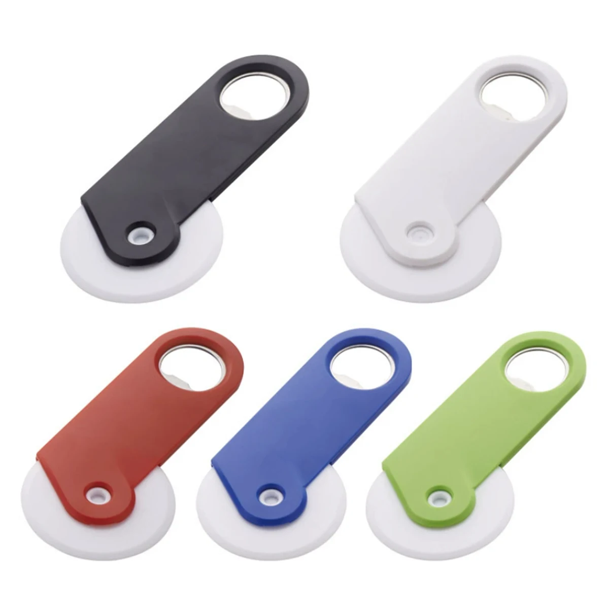 Plastic Pizza Cutter w/Bottle Opener 1