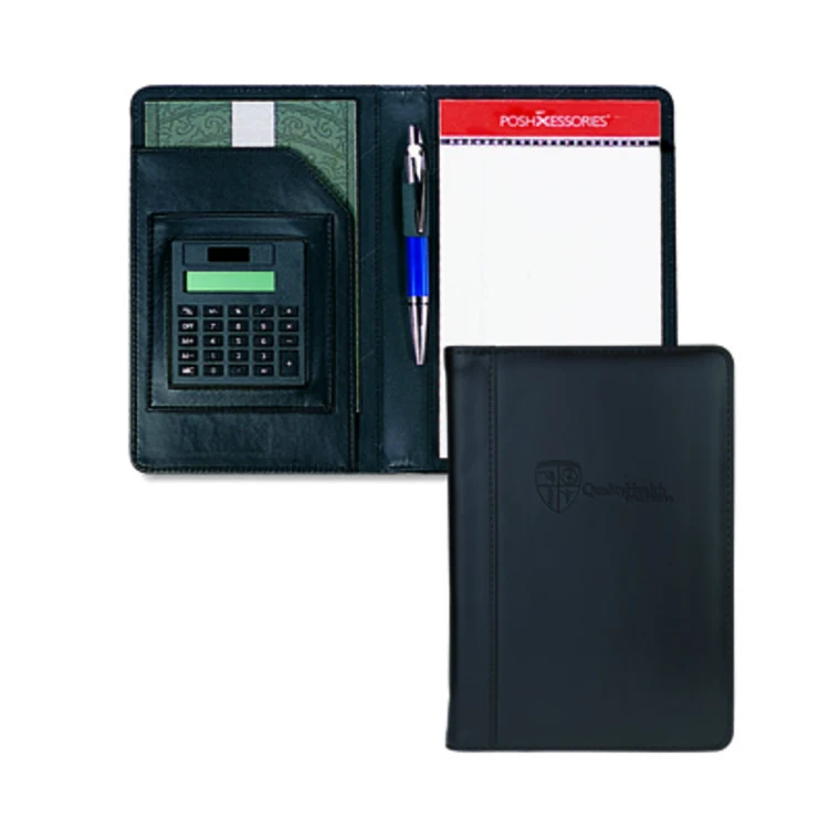 Pro Black Designer Junior Calculator Padfolio 1