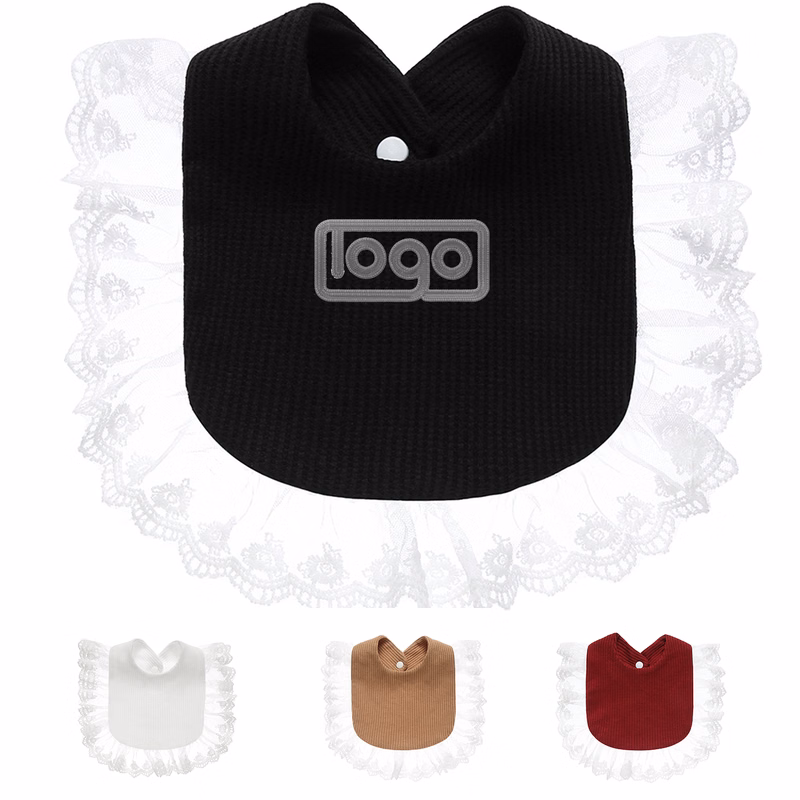 Baby Bibs with Ruffle Trim