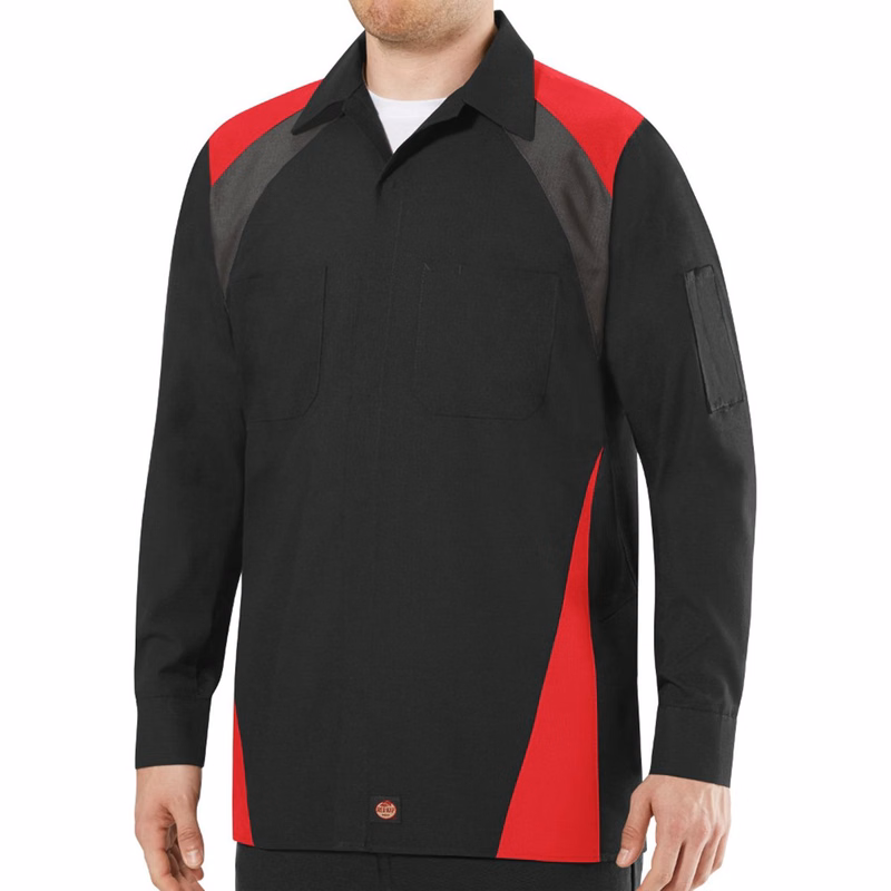 Men's Long Sleeve Tri-Color Shop Shirt - SY18