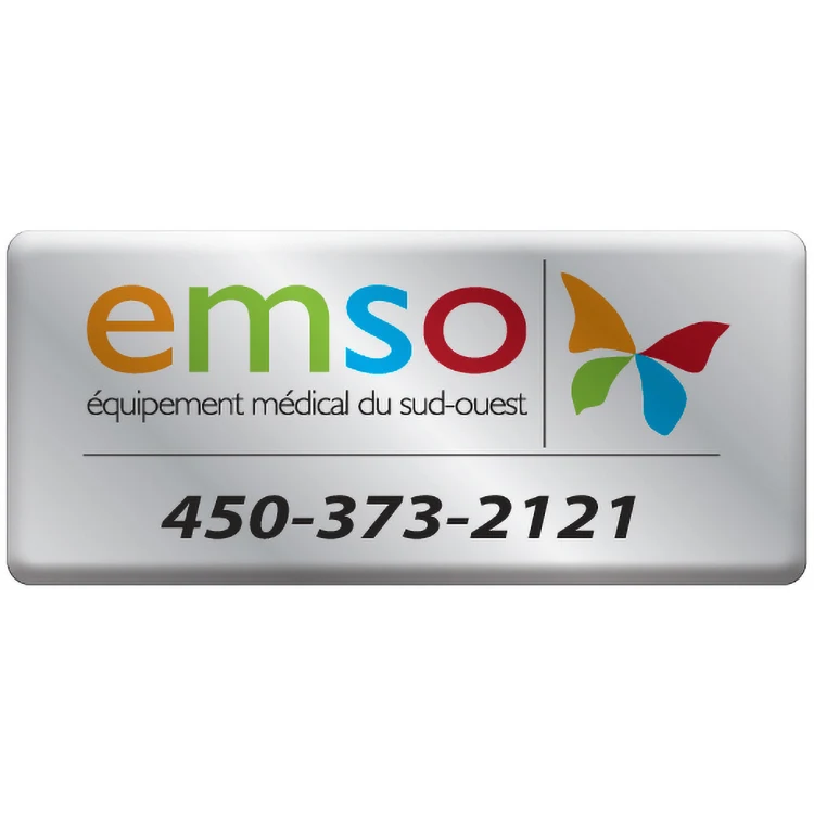 5 Sq. Inch Custom 4 Colour Process Chrome Polyester Domed Decal 1
